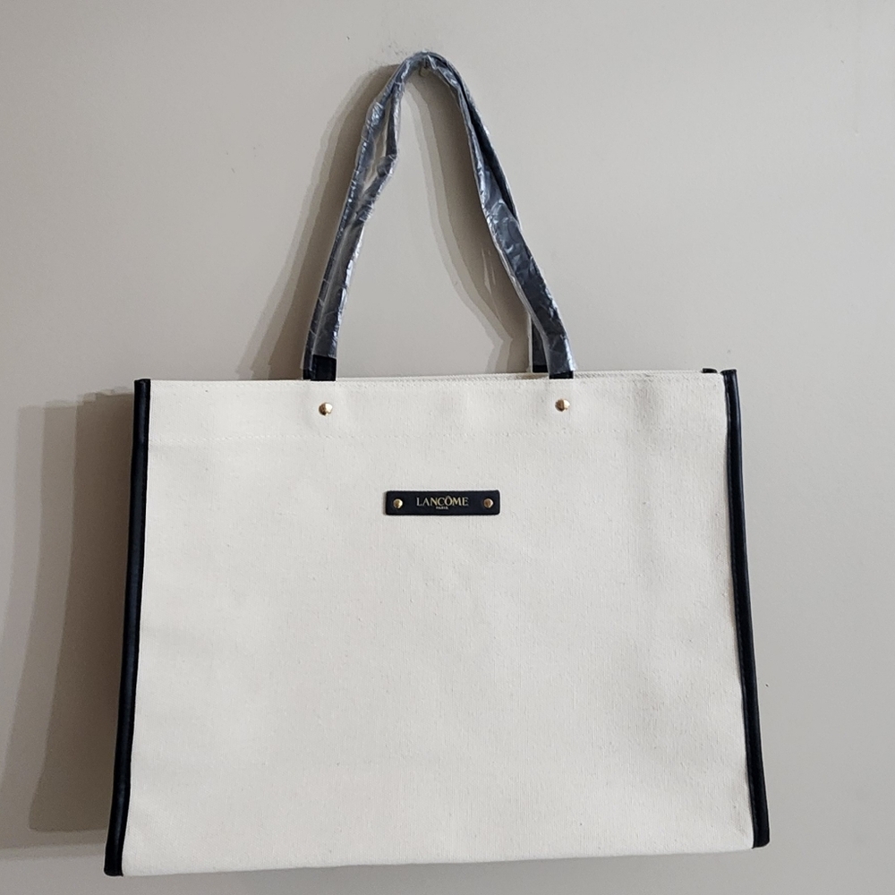 NWOT Lancome Ceam/Black Tote Bag